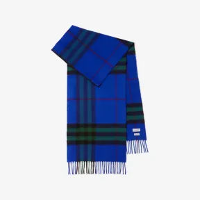 博百利/Burberry Burberry 格纹羊绒围巾 (骑士蓝 / 常春藤色) 80797021