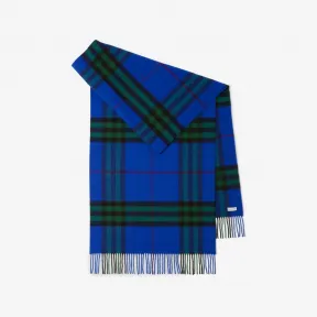 博百利/Burberry 格纹羊绒围巾 80797031