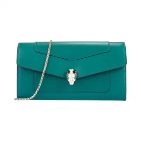 宝格丽/Bvlgari 绿色 牛皮 女士 单肩包 289464