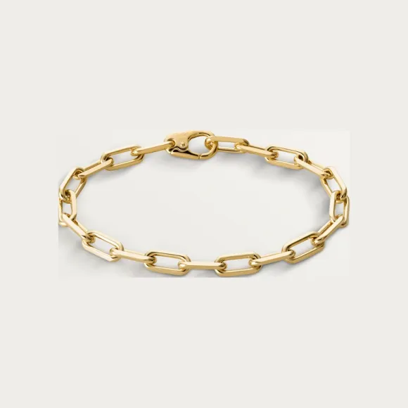 卡地亚/Cartier B6021300 - Santos de Cartier链式手链 中号款 18K黄金 - 黄金