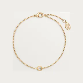 卡地亚/Cartier B6062917 - Cartier d'Amour手链 镶嵌圆形明亮式切割钻石 中号款 18K黄金 - 黄金 钻石