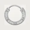 卡地亚/Cartier B8301424 - LOVE单只耳环 铺镶钻石 18K白金 - 白金 钻石