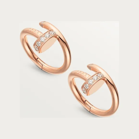 卡地亚/Cartier OG000236 - Juste un Clou袖扣 - 玫瑰金 钻石