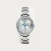 卡地亚/Cartier W4BB0028 - Ballon Bleu de Cartier卡地亚蓝气球腕表 33毫米 精钢 自动上链 - 33毫米 自动上链机芯 精钢 钻石
