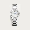 卡地亚/Cartier W4BB0029 - Ballon Bleu de Cartier卡地亚蓝气球腕表 28毫米 精钢 石英 - 28毫米 石英机芯 精钢 钻石