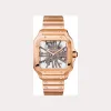 卡地亚/Cartier Santos de Cartier镂空腕表 WHSA0008