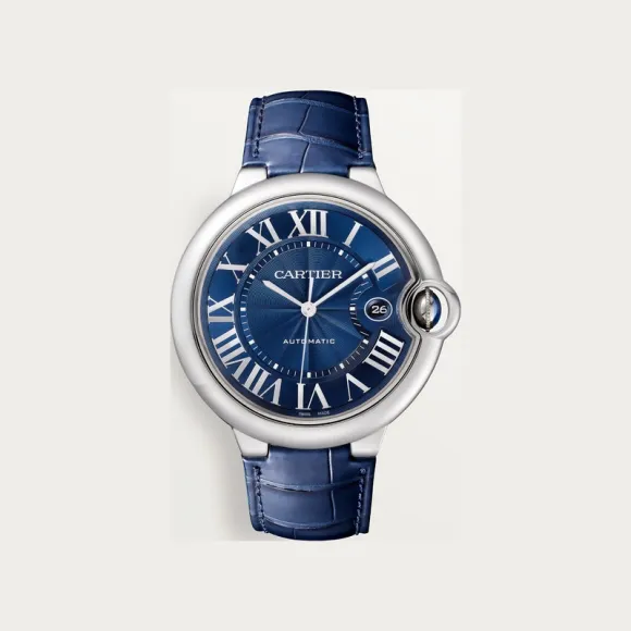 卡地亚/Cartier WSBB0027 - Ballon Bleu de Cartier卡地亚蓝气球腕表 42毫米 精钢 自动上链 - 42毫米表款 精钢 皮表带