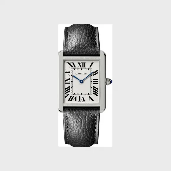 卡地亚/Cartier 坦克系列 石英机芯 中性表 WSTA0028【老款型号：W5200003】