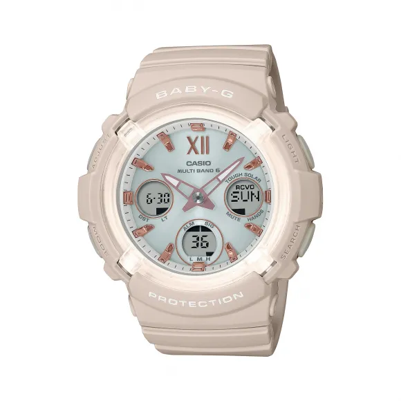 卡西欧/Casio BABY-G 简约经典设计 防水防震运动女表BGA-2800