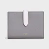 思琳/Celine 女士 中号双色粒面小牛皮饰带钱包 10B643BRU.10PP