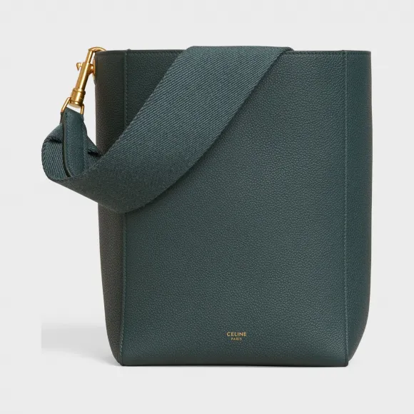 思琳/Celine 女士 Sangle Bucket小号柔软粒面小牛皮水桶包 189303AH4.31AN
