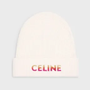 思琳/Celine 男士 刺绣罗纹羊毛无檐帽 2A07Z666Q.01OW.TU