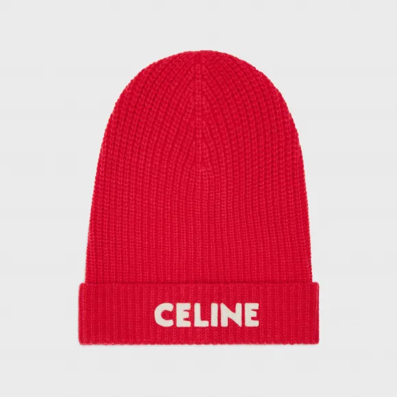 思琳/Celine 男士 刺绣罗纹羊毛毡无檐帽 2A25R423P.27RO.TU