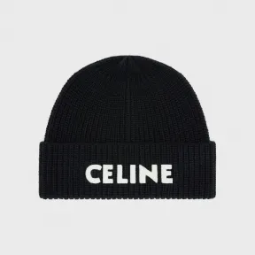 思琳/Celine CELINE刺绣针织羊毛无檐帽 2A61W535Q.11MA.TU