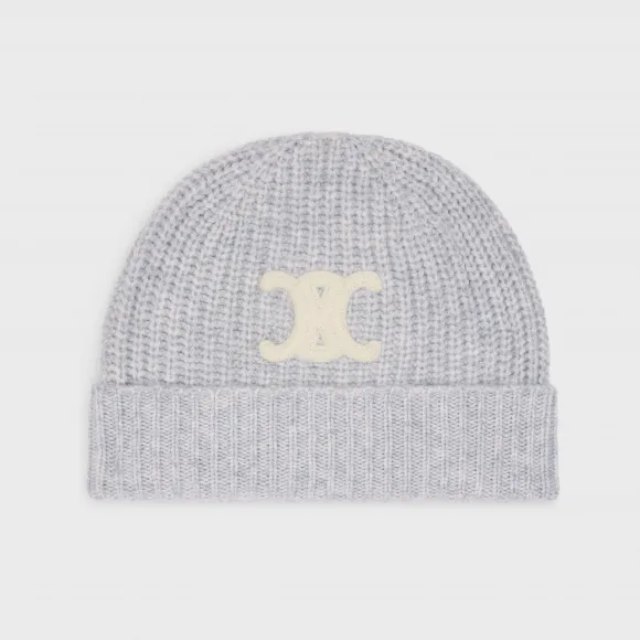 思琳/Celine 女士 TRIOMPHE刺绣无缝山羊绒无檐帽 2AA32384D.03SD.TU