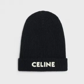 思琳/Celine 罗纹羊毛无檐帽 2AC35619S.38NO