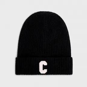 思琳/Celine 男士 字母标志罗纹羊毛无檐帽 2AG50378U.38NO.TU