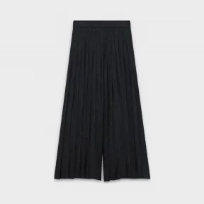 思琳/Celine 女士 羊毛法兰绒褶裥短裙裤 2P237921C.10AN