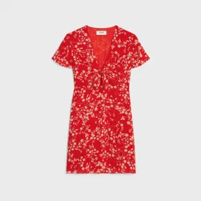 思琳/Celine 桑蚕丝乔其纱迷你娃娃裙 2R03L542V.27CQ