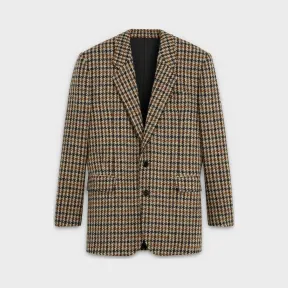 思琳/Celine 女士 格纹羊毛“tournon”外套 2V441206G.18MM