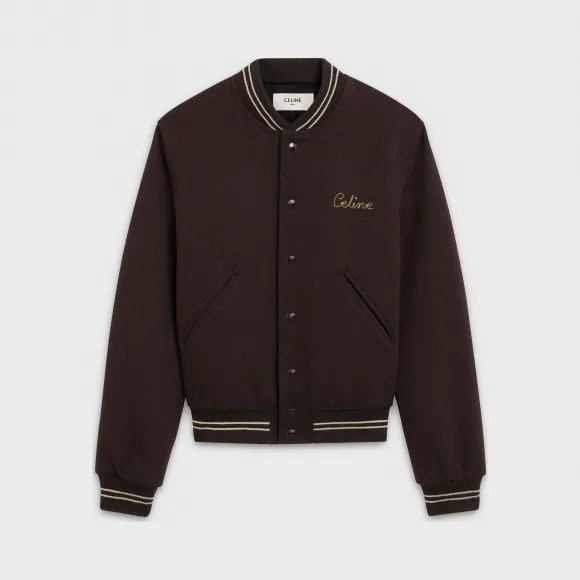 思琳/Celine 女士 羊毛CELINE刺绣“泰迪”外套 2V679896C.19BR