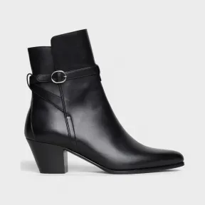 思琳/Celine 女士 CELINESaintGermaindespres亮面小牛皮焦特布尔短马靴 327673002C.38NO