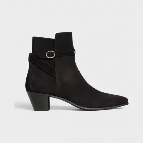 思琳/Celine 男士 CELINE Jacno 反毛小牛皮焦特布尔短马靴 331883003C.38NO