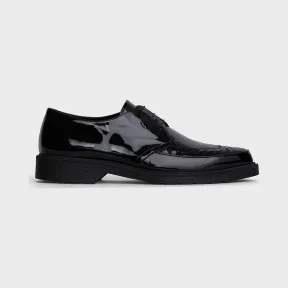思琳/Celine 男士 CELINE CREEPERS 漆面小牛皮编织德比鞋 334853004C.38NO
