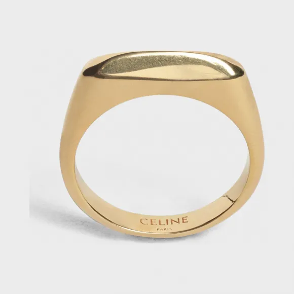 超人気‼️⭐︎ OLD CELINE⭐︎高級感溢れるカフスタイピン　イエローゴールド 思琳/Celine 女士Chaîne Triomphe Diamanté小号复古金色饰面黄铜