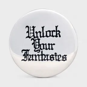 思琳/Celine 男士 Unlock Your Fantasies 标准纯银和珐琅大号徽章 46R846SSE.38NO