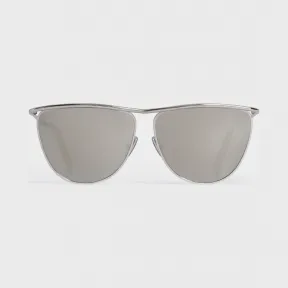 思琳/Celine 女士 金属色金属镜框08 x Andy太阳眼镜配镜面镜片 4S098CMLM.36SS