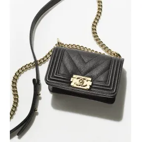 香奈儿/Chanel BOY CHANEL迷你口盖包 A67364-B07913-94305