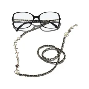 香奈儿/Chanel Eyewear：方框防蓝光眼镜 醋酯纤维 金属与小牛皮 A71521X06074S221257