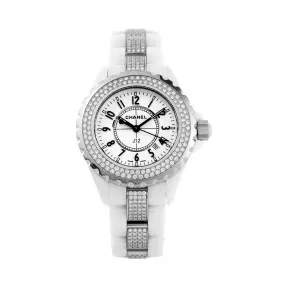J12 Baguette Diamond Bezel watch Caliber 12.1, 38 mm - H7431