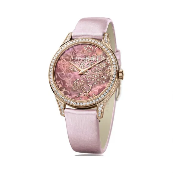 萧邦/Chopard L.U.C系列 自动机械机芯 18k玫瑰金；抛光表圈 女表 131944-5001