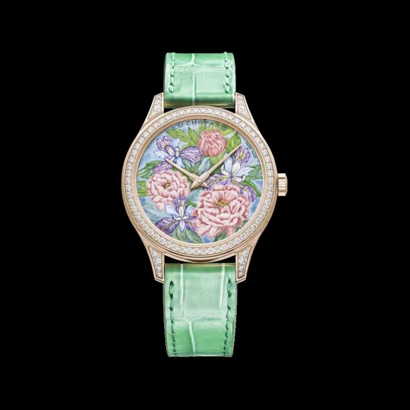 萧邦/Chopard L.U.C XP ESPRIT DE FLEURIER PEONY 35毫米 自动上链机芯 玫瑰金 钻石 | 131944-5005