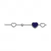萧邦/Chopard Happy Hearts White Gold Enamel Diamond Bracelet 857482-1051