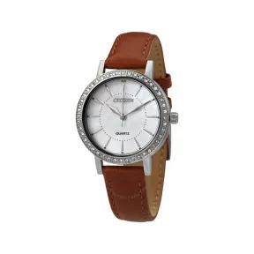 西铁城/Citizen 31 MM 不锈钢 石英机芯 女表 EL3040-12D