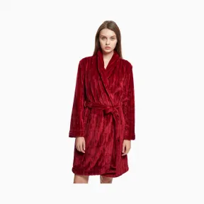卡尔文·克莱恩/Calvin Klein 女士秋冬新款简约睡袍 QS6111-内衣系列