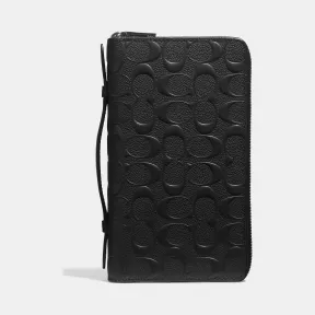 蔻驰/Coach 双拉链旅行收纳包 25686 BLK