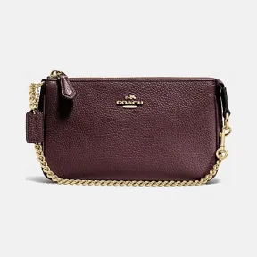 蔻驰/Coach 粒面皮革NOLITA 19腕包 53077 LIOXB