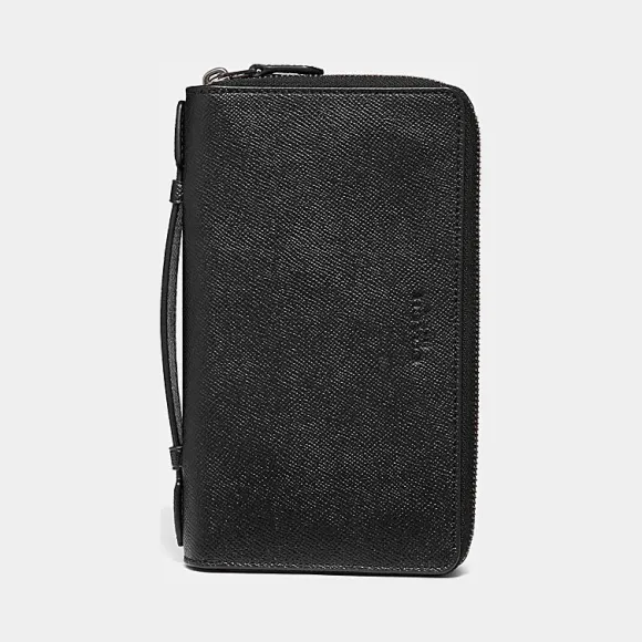 蔻驰/Coach 双拉链旅行收纳包 66858 BLK