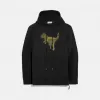蔻驰/Coach   REXY连帽卫衣 68235-BLK-L