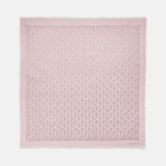 蔻驰/Coach   马车图案大号方巾 85977-AOM-ONE