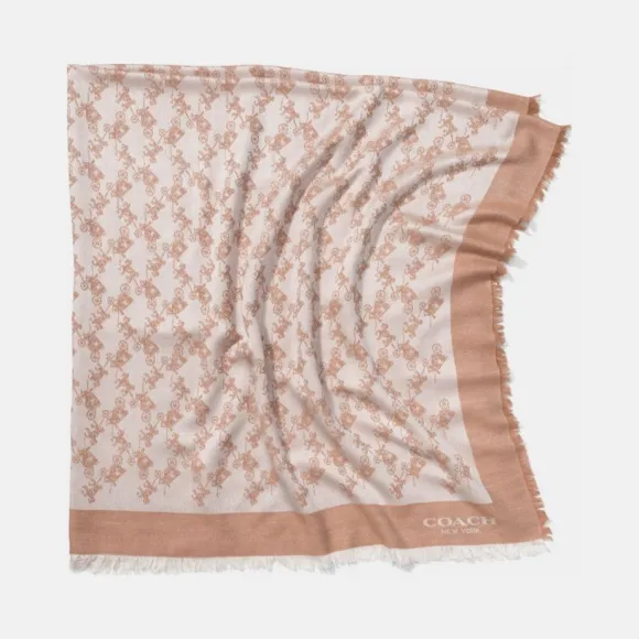 蔻驰/Coach   马车图案大号方巾 85977-CAM-ONE