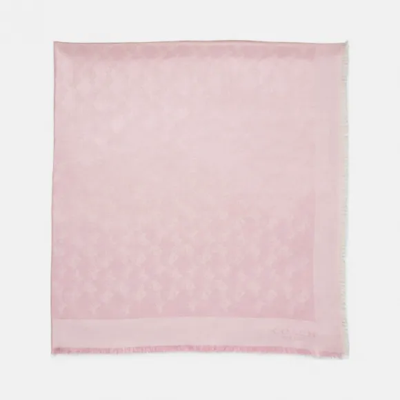 蔻驰/Coach   马车图案大号方巾 85977-PEL-ONE