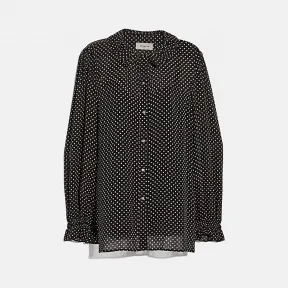 蔻驰/Coach 女士 腰带条纹衬衫裙 88404_NF5