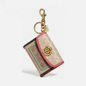 蔻驰/Coach Parker系列 女士 拼色经典标志涂层帆布PARKER手袋挂件 89409-B4PWP