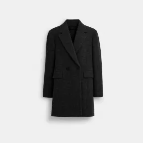 蔻驰/Coach 羊毛切斯特大衣 CL279-BLK