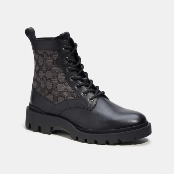 蔻驰/Coach Citysole 标志性提花靴子 CO257-BK-CQ10-D